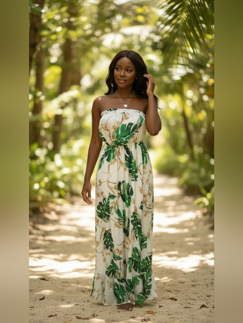 The Webster Strapless Dress Size M